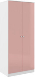 Seconique Denver Trio Bedroom Set Pink Gloss Wardrobe Chest Of Drawers Bedside - thumbnail 2