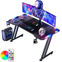 160X60Cm Led Gaming Desk Computer Table Workstations - thumbnail 1