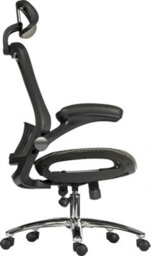 Teknik Harmony Mesh Executive Chair Grey With Removable Headrest, Gas Lift Seat Height Adjustment And Tilt To Seat And Back - thumbnail 6