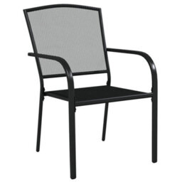 Berkfield 5 Piece Garden Dining Set Anthracite Steel - thumbnail 5
