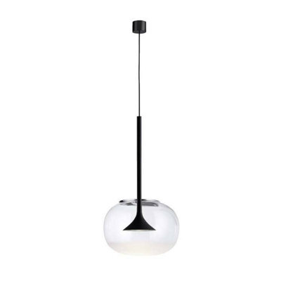 Luminosa Lighting Luminosa Alive Led Globe Ceiling Pendant Black 575Lm 2700K