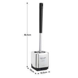 Living And Home Livingandhome Silicone Toilet Brush And Holder Bathroom Toilet Brush Holder Set Wall Mounted Or Freestanding - thumbnail 5