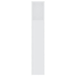 Berkfield Headboard Cabinet White 200X18.5X104.5 Cm - thumbnail 4