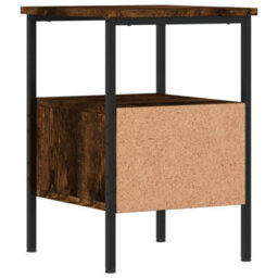 Berkfield Bedside Cabinets 2 Pcs Smoked Oak 34X36X50 Cm Engineered Wood - thumbnail 9