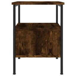 Berkfield Bedside Cabinets 2 Pcs Smoked Oak 34X36X50 Cm Engineered Wood - thumbnail 8