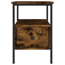 Berkfield Bedside Cabinets 2 Pcs Smoked Oak 34X36X50 Cm Engineered Wood - thumbnail 7