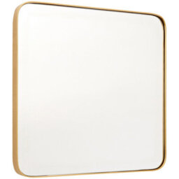 Orsina Tia Large Gold Finish Square Wall Mirror - thumbnail 3