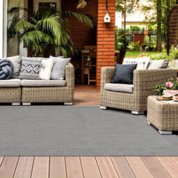Homeart Outdoor Rugs Easy Cleaning Area Rugs For Balcony,garden,picnic,uv Weather Resistant  D.grey Cream,120X170 - thumbnail 4