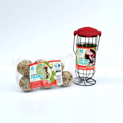Pegdev - Pdl - Nt Range Kids Easyflip Fat Ball Feeder And 6X 80G Fat Ball - image 1