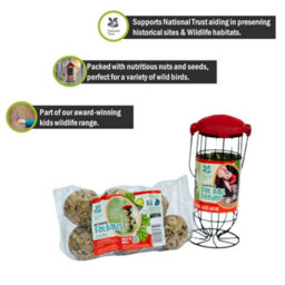 Pegdev - Pdl - Nt Range Kids Easyflip Fat Ball Feeder And 6X 80G Fat Ball - thumbnail 3