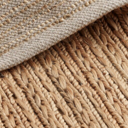 Industville Goole Hand Woven Jute Rug - Natural & Cream - 120 X 180 Cm - thumbnail 6
