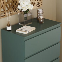 Lassic Vida Designs Denver Green 5 Drawer Chest Of Drawers (H) 1120mm (W) 700mm (D) 400mm - thumbnail 7