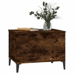 Berkfield Durable Coffee Table Smoked Oak 60X44.5X45 Cm Engineered Wood - thumbnail 4