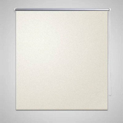 Berkfield Roller Blind Blackout 160 X 230 Cm Off White - image 1