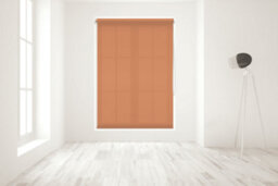 Caecus Blinds Straight Edge Roller Blind Burnt Orange 180Cm - thumbnail 1