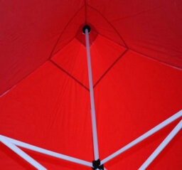 Crocodile Trading 3M X 6M Trader-Max 30 Commercial Instant Shelter Pop Up Gazebos Frame, Canopy & Sides - Red - thumbnail 4