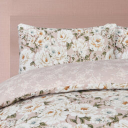 Smart Living Luxury Soft Reversible Elegant Blooms Duvet Cover & Pillowcases - thumbnail 3