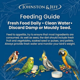 Johnston and Jeff Johnston & Jeff Cockatiel And Big Parakeet Seed - 2Kg - thumbnail 2
