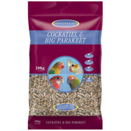 Johnston and Jeff Johnston & Jeff Cockatiel And Big Parakeet Seed - 2Kg - thumbnail 1