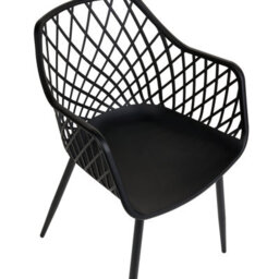 Beliani Set Of 2 Dining Chairs Nashua Ii Black - thumbnail 7