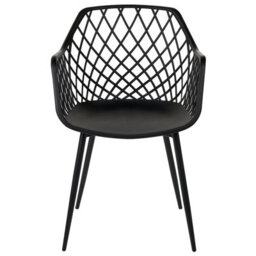 Beliani Set Of 2 Dining Chairs Nashua Ii Black - thumbnail 5