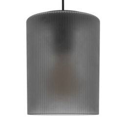 Eglo Colomera Black Steel & Glass Modern Minimalist Pendant - thumbnail 4