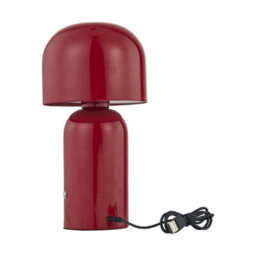 First Choice Lighting Christina - Red Led Rechargeable Touch Table Lamp - thumbnail 3