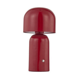First Choice Lighting Christina - Red Led Rechargeable Touch Table Lamp