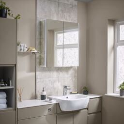 Troy Oscano Light Grey Matt Stone Effect Ceramic Indoor Wall & Floor Tile, Pack Of 6, (L)300mm (W)600mm - thumbnail 4