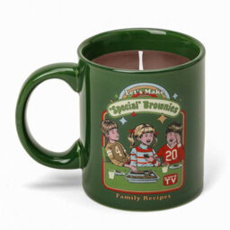 Steven Rhodes Lets Make Special Brownies Green Mug Candle With Brownie Scent - thumbnail 2