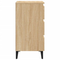 Walplus Bed Cabinet With Metal Legs Sonoma Oak 40X35X69 Cm - thumbnail 6