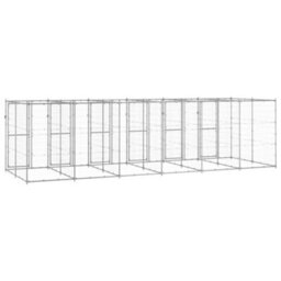 Walplus Outdoor Dog Kennel Galvanised Steel 14.52 M² - thumbnail 4