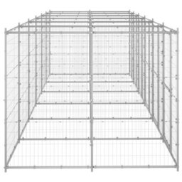 Walplus Outdoor Dog Kennel Galvanised Steel 14.52 M² - thumbnail 3