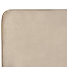 Beliani Bed Velvet Valognes 160 X 200 Cm (Eu King Size) Taupe - thumbnail 8