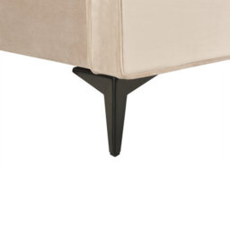 Beliani Bed Velvet Valognes 160 X 200 Cm (Eu King Size) Taupe - thumbnail 9
