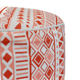 Gardenwize Home Garden Outdoor Picnic Morocco Print Inflatable Ottoman Stool Chair - 60Cm X 30Cm - thumbnail 2