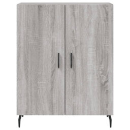Berkfield Highboard Grey Sonoma 69.5X34X180 Cm Engineered Wood - thumbnail 8