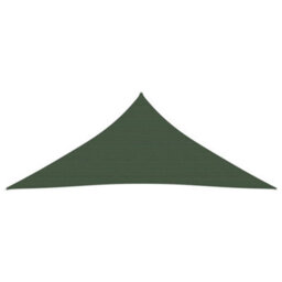 Berkfield Sunshade Sail 160 G/m2 Dark Green 4X5X5 M Hdpe - thumbnail 2