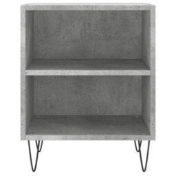 Berkfield Elegant Bedside Cabinets 2 Pcs Concrete Grey 40X30X50 Cm Engineered Wood - thumbnail 5