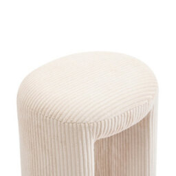 Nordlys Beige Velvet Pouf With Storage Countryside Style Living Room - thumbnail 8