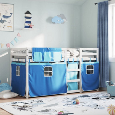 Berkfield Bunk Bed Without Mattress Blue 80X200 Cm Solid Wood Pine - image 1