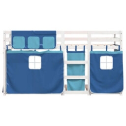 Berkfield Bunk Bed Without Mattress Blue 80X200 Cm Solid Wood Pine - thumbnail 5