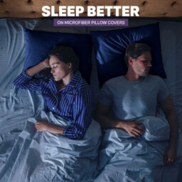 Oxford Homeware Plain Dyed Pillowcase Pair (W)50X(L)75 Cm- Soft Breathable Easy Care Standard Size Bed Pillow Covers Navy - thumbnail 4