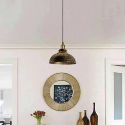 Set Of 2 Brushed Copper Lampshades  Modern Industrial For Wall Lights & Table Lamps (Easy Fit) 29Cm - thumbnail 6