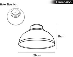 Set Of 2 Brushed Copper Lampshades  Modern Industrial For Wall Lights & Table Lamps (Easy Fit) 29Cm - thumbnail 2