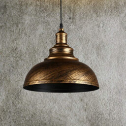 Set Of 2 Brushed Copper Lampshades  Modern Industrial For Wall Lights & Table Lamps (Easy Fit) 29Cm - thumbnail 4