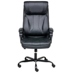Beliani Executive Chair Proud Faux Leather Black - thumbnail 7