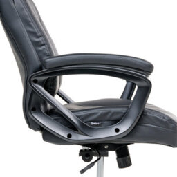 Beliani Executive Chair Proud Faux Leather Black - thumbnail 8