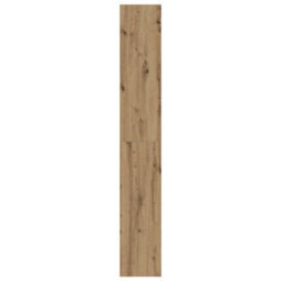 Berkfield Bookcase Artisan Oak Solid Wood 100 X 30 X 198 Cm Bookshelves - thumbnail 6