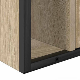 Berkfield Bathroom Furniture Set 3 Pcs Sonoma Oak 33 X 33 X 185.5 Cm - thumbnail 9